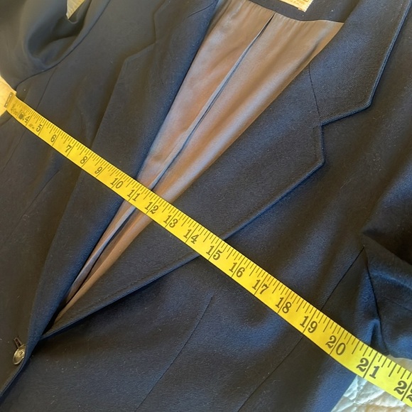 Pendleton 100% Wool Blazer Lined Women's 16 Blue Button Preppy Career Classic - Picture 8 of 17
